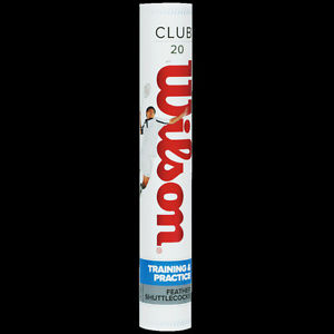 Lot 2 tubes de volant badmington WILSON CLUB 20 (24 volants) vitesse 77 *NEUF*