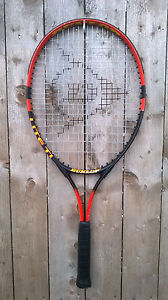 Dunlop Lite Ti25 Titanium Alloy Tennis Racquet Red/Black