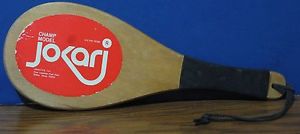 Jokari Champ Model Racquetball Paddle / Wood Racquet - 1979 Vintage