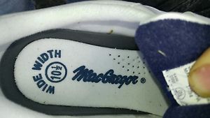 MacGregor leather 10 1/2 mens tennis shoes New. Wide. Velcro.