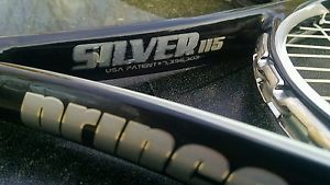 USED  Prince Premier Silver 115 4 & 3/8 Tennis Racquet
