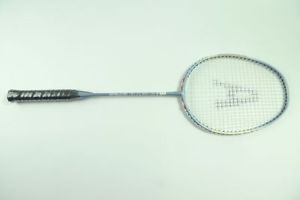 *NEW*Aolilai M Acth 8725 badmintonracket racquet light one-piece strung silver