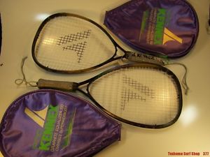 Pair of Pro Kennox Graphite Equalizer 100 RACQUETBALL RACQUET Oversized widebody