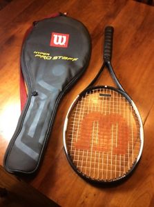 Wilson Graphite Classic Series Power-Holes Tennis Racquet / Case -  4 1/2-SL 4