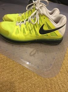 Nike Men's Vapor 9 Tour Yellow/white/black Tennis Shoes Size 8