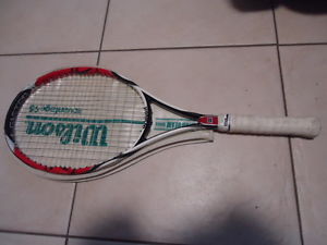 WILSON K-Factor K Six One 95 Tennis Racket (4 1/4, L2) 11.7 oz