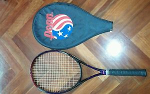 Raqueta de tenis Penn de fibra como nueva Tennis Racket like new + 4 pelotas