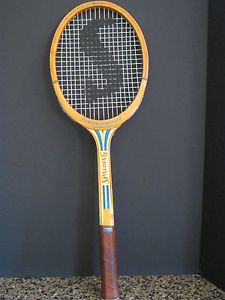 VINTAGE SPALDING PANCHO GONZALES WOOD TENNIS RACKET 4 5/8
