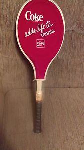 Vintage Fred Perry Windsor Tennis racquet with Coca- Cola Cover