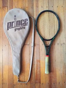 Prince 90 Graphite Tennis Racket Racquet 4&5/8 NO. 5 100% Graphite 1984 Vintage
