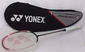 Arcsaber 9fl Yonex Badminton Racquet and Case - Crystal Pink *E8