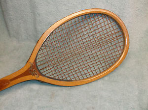 Vintage Harry C. Lee Co. ELECTRIC Tennis Racquet Pat. 1908
