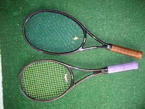 Lot of 2 Classic Racquets : Head Graphite Director and Graphite Edge