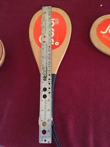 2 Jokari Champ Model Wooden Paddles Patent Pending Grips