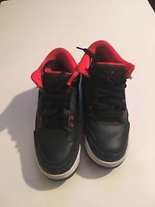 Air Jordan Nike Retro III Crimson 3 Size 7