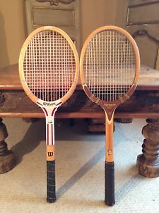 Lot Of 2 Tennis Rackets Tad Davis Imperial & Wilson Jimmy Conners