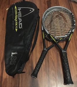 2 Head intelligence i.s6 Oversize Tennis Racket W/Bag
