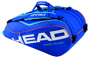 HEAD Tour Team 9R Supercombi racquet racket tennis bag - Blue - Reg $85