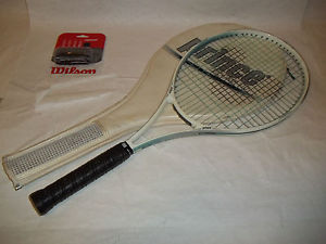 PRINCE TRICOMP 110 TENNIS RACQUET RACKET WHITE COVER NEW GRIP DISNEY STRINGS