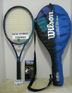 Wilson Pro Staff Lite 5.8 MP 95 Tennis Racquet Racket 4 1/4-VG +NEW STRINGS/GRIP