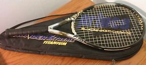 PRINCE Thunder Ultralite Titanium Shaft Longbody Oversize Morph Tennis Racquet