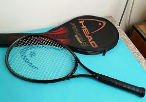 PYRAMID TECH XL SUPERSIZE TENNIS RACQUET 4-3/8 +CARRY CASE  NEAR MINT CONDITION!
