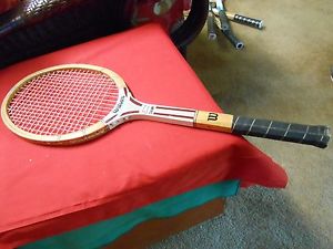 Great Collectible Vintage TENNIS RACKET...WILSON Jimmy Connors CHAMP...4 3/8