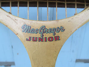 VINTAGE MacGregor Tennis Racquet Brace & Case
