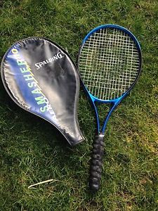 Spalding Aero Smasher 110Tennis Racket Size 4 1/2 L4:4 1/2 w/carry bag grapphite