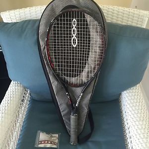 Prince O3 Red Tennis Racquet With Original Bag And Accessories