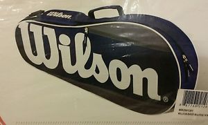 NEW  Wilson Tennis Racquet Bag Holds 3 Rackets   FAST FREE SHIPPING