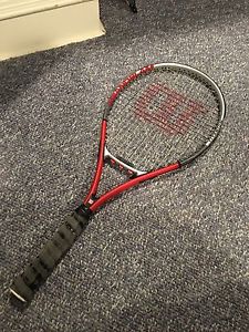 Wilson Grand Slam Titanium tennis racquet w/ cover 4 1/2" L4