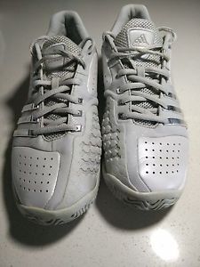 Adidas Women's Barricade Adilibria Tennis Shoes (White/Silver) Size 9  VERY NICE