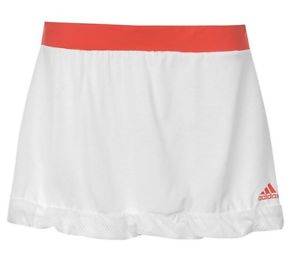 Adidas Adizero Falda Mujer Tenis Pantalón Blanco Rojo Tamaño XL con etiqueta