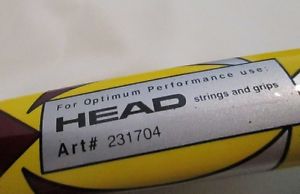 HEAD TITANIUM 3000 CLASSIC BEAM FOR LIGHTWEIGHT POWER XTRALONG RACQUET AND COVER