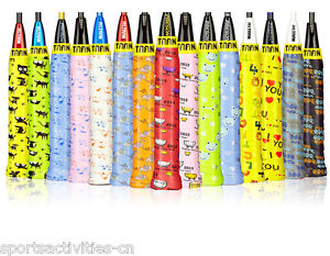 New 10pcs TAAN TW988 cartoon badminton grips racket overgrip non slip sweadband