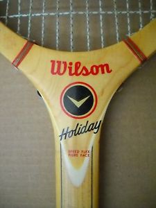 Wilson Holiday Wood Tennis Racket (Rare Hard to Find)