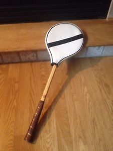 Vintage Ash Maple Bancroft The Racquet Club Squash Badminton Racket