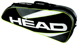 Head Elite 3R Pro Tennis Racquet Racket Bag -Black - Authorized Dealer - Reg $50