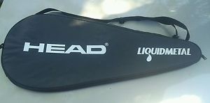 Head Tennis Racquet Case with CarryIng Strap Liquid Metal