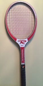 Classic ROSSIGNOL RT Tennis Racquet Racket Made in France 4 1/4 Grip + FREE Gift