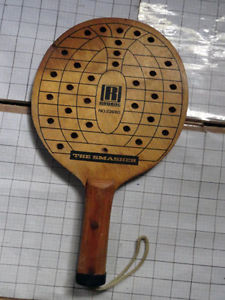 vintage PLATFORM TENNIS PADDLE racquet REGENT The SMASHER Model 22680 racquet