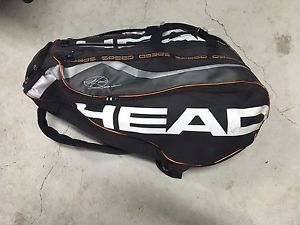 Head Novak Djokovic Monstercombi Tennisbag black orange