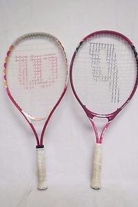 Wilson And Prince Womens Tennis Racquets Pink Lot Of 2 Gently Used