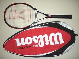 WILSON K-FACTOR K-FIVE MP 98  K-5 TENNIS RACQUET 4 1/2  27.25