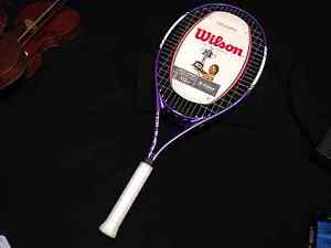 Wilson Triumph Purple Tennis Racquet Adult Oversized Head Never Used