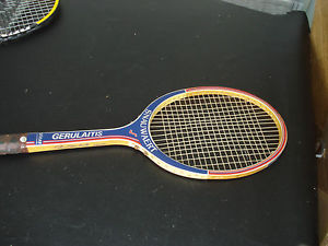 Snauwaert Vitas GERULAITIS AUTOGRAPH  Wood VTG Tennis Racquet