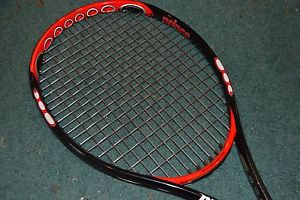 Prince O3 Hybrid Hornet 100 head 4 5/8 grip Tennis Racquet w/ bag