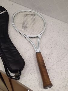PRINCE SPECTRUM COMP SERIES 110 TENNIS RACQUET CASE WHITE 4 1/4