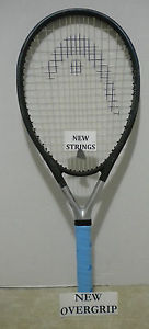 Head Ti S6 OS 115 Tennis Racquet Racket 4 3/8 - NEW STRINGS/GROMMETS/OV.GRIP